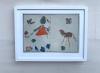 #2273 Child and Deer Screenprint 17x13